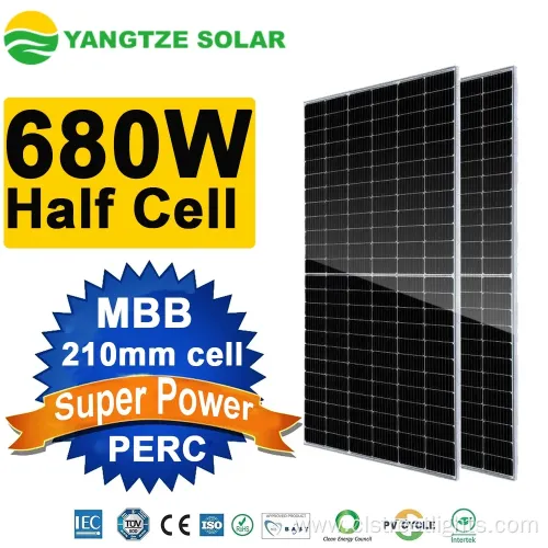 700W Monocrystalline Solar Power System with 25-Year Warranty and Solar Battery Bank